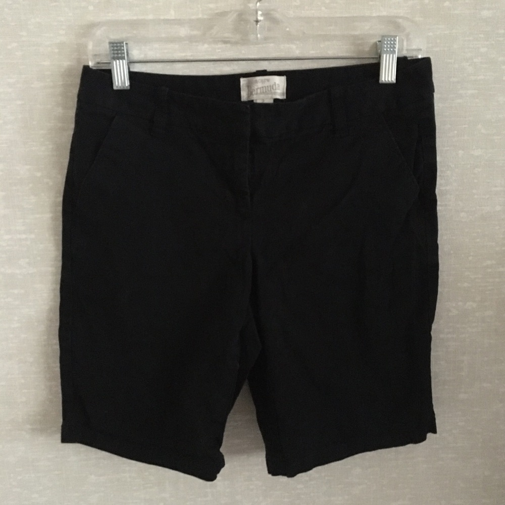 J.Crew Black Bermuda Shorts